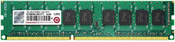 Оперативная память 4Gb DDR-III 1333MHz Transcend ECC (TS512MLK72V3N)